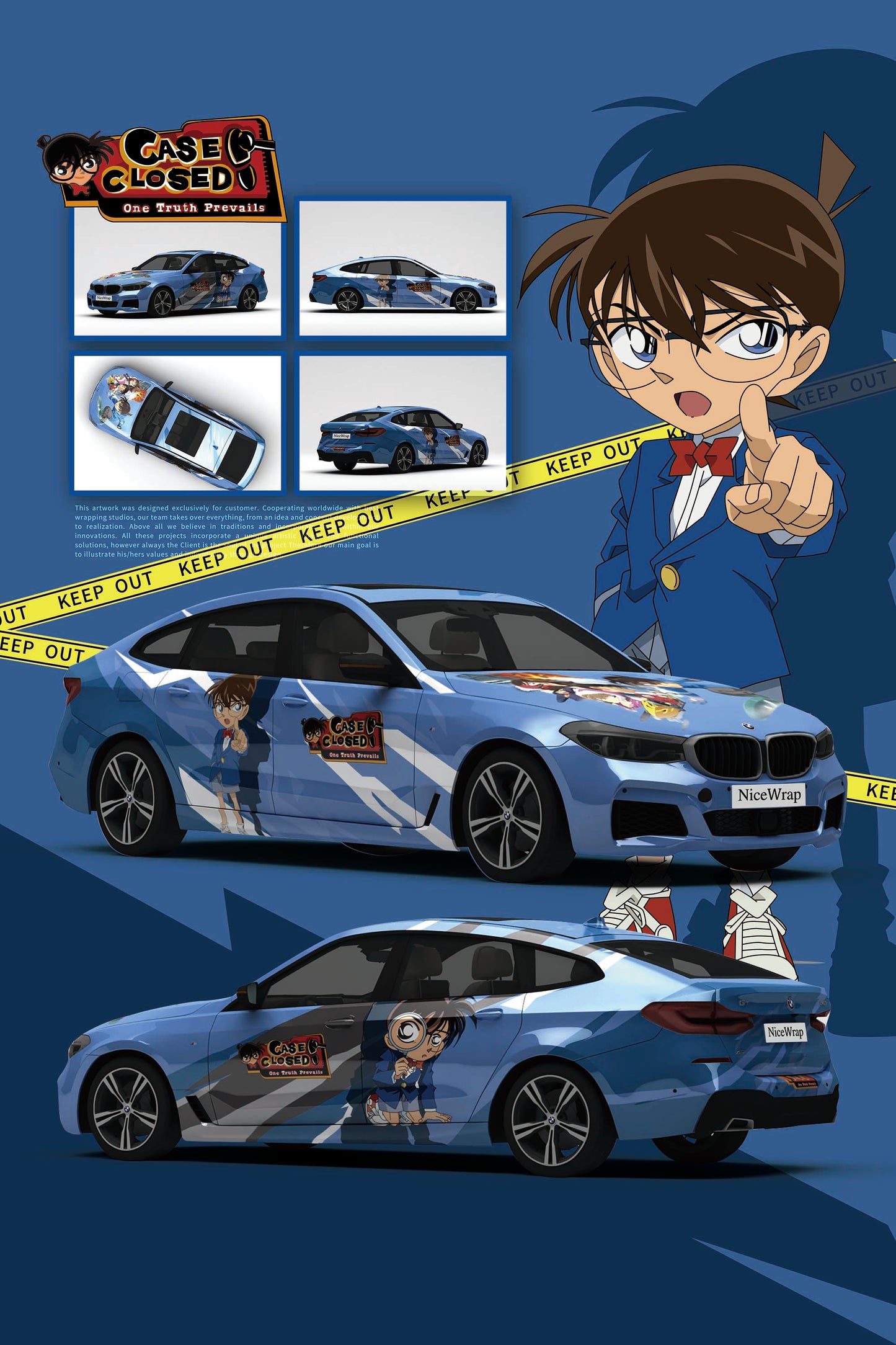 Famous Detective Conan Customized BMW