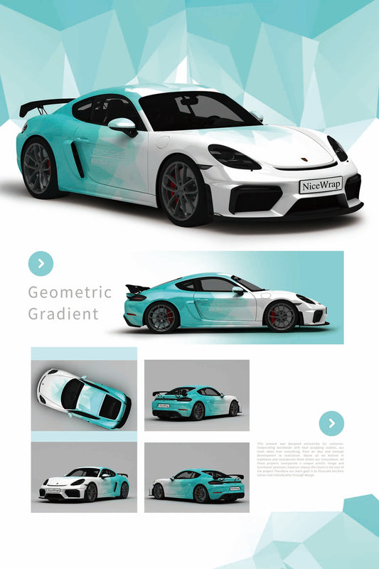 Geometric gradient Porsche