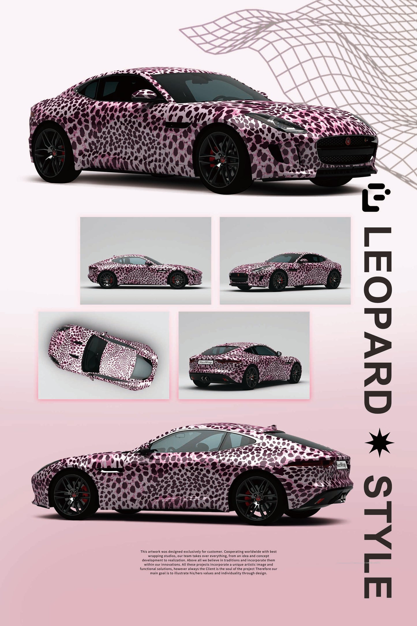 Pink Leopard Jaguar