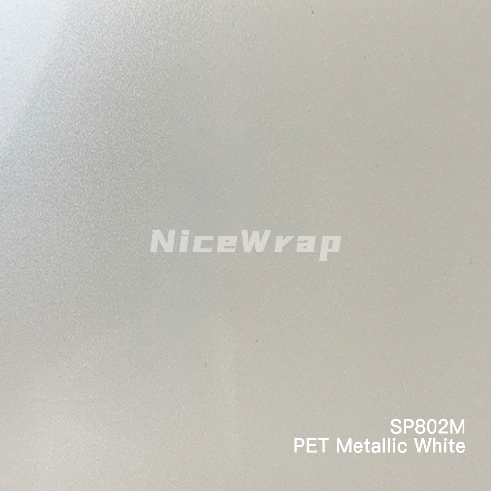 PET Metallic White